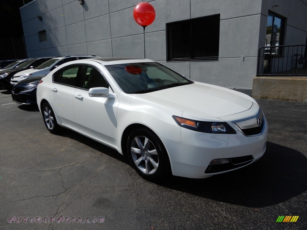 Bellanova White Pearl / Taupe Acura TL 3.5