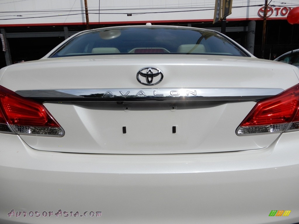 2012 Avalon Limited - Blizzard White Pearl / Ivory photo #16