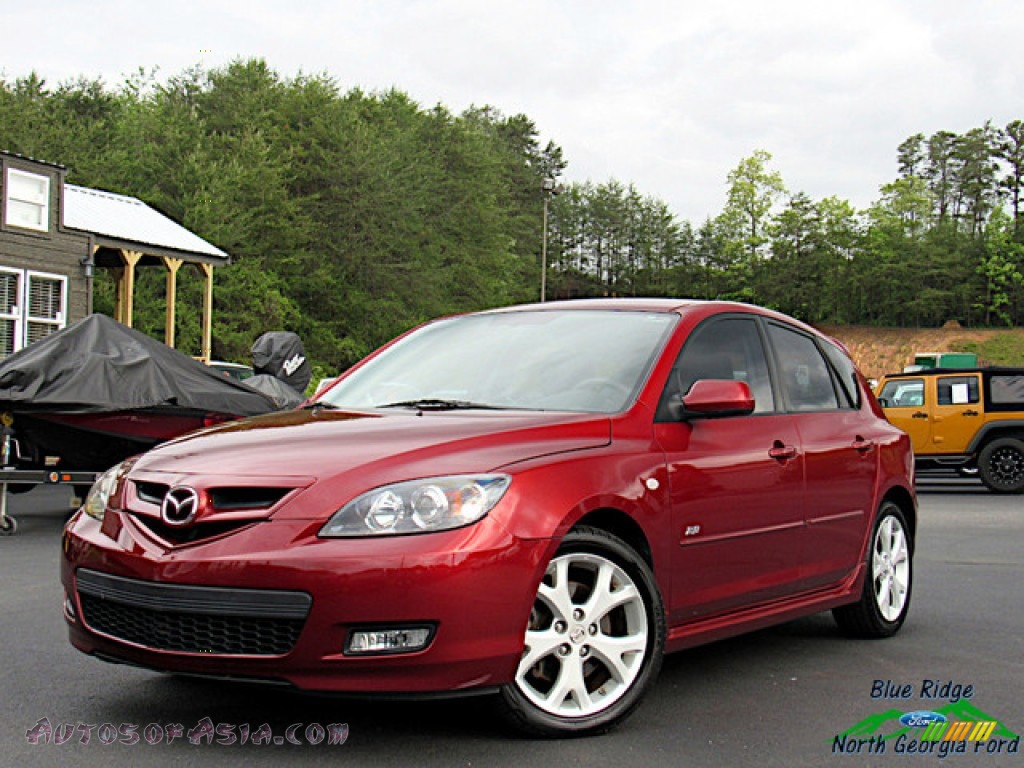2008 MAZDA3 s Sport Hatchback - Copper Red Mica / Black photo #1