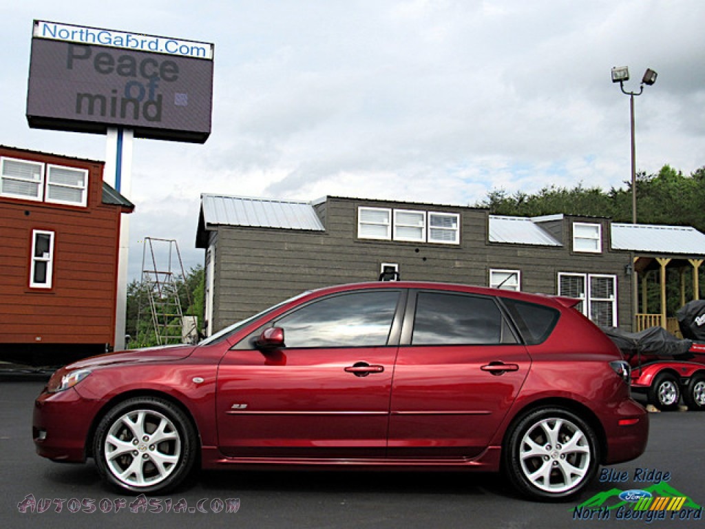 2008 MAZDA3 s Sport Hatchback - Copper Red Mica / Black photo #2
