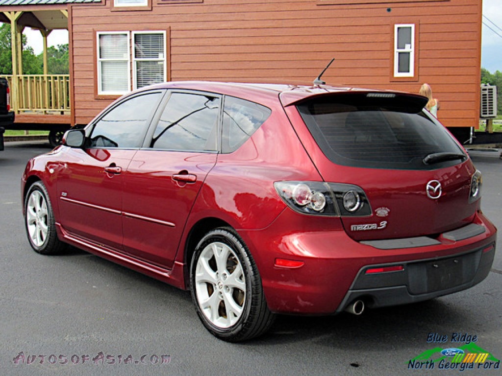 2008 MAZDA3 s Sport Hatchback - Copper Red Mica / Black photo #3