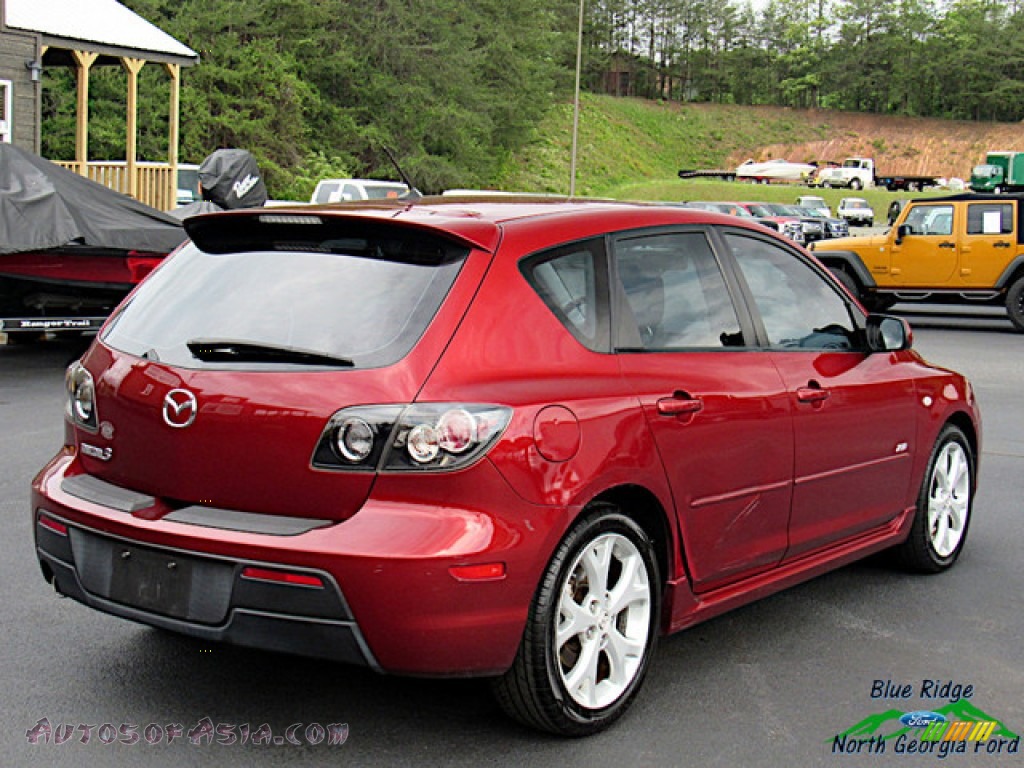 2008 MAZDA3 s Sport Hatchback - Copper Red Mica / Black photo #6