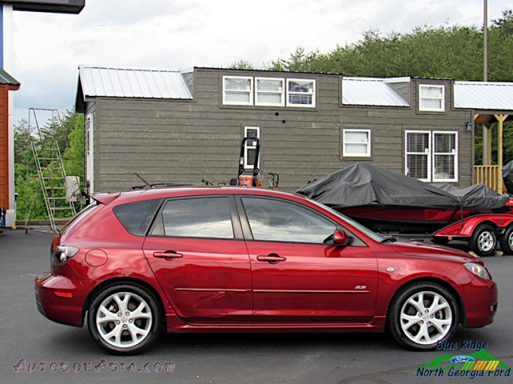 2008 MAZDA3 s Sport Hatchback - Copper Red Mica / Black photo #7