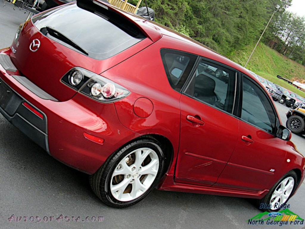 2008 MAZDA3 s Sport Hatchback - Copper Red Mica / Black photo #30