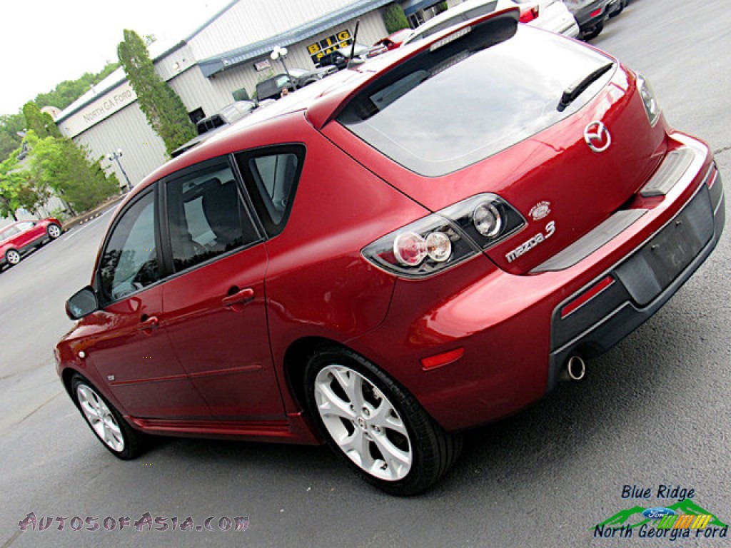 2008 MAZDA3 s Sport Hatchback - Copper Red Mica / Black photo #31