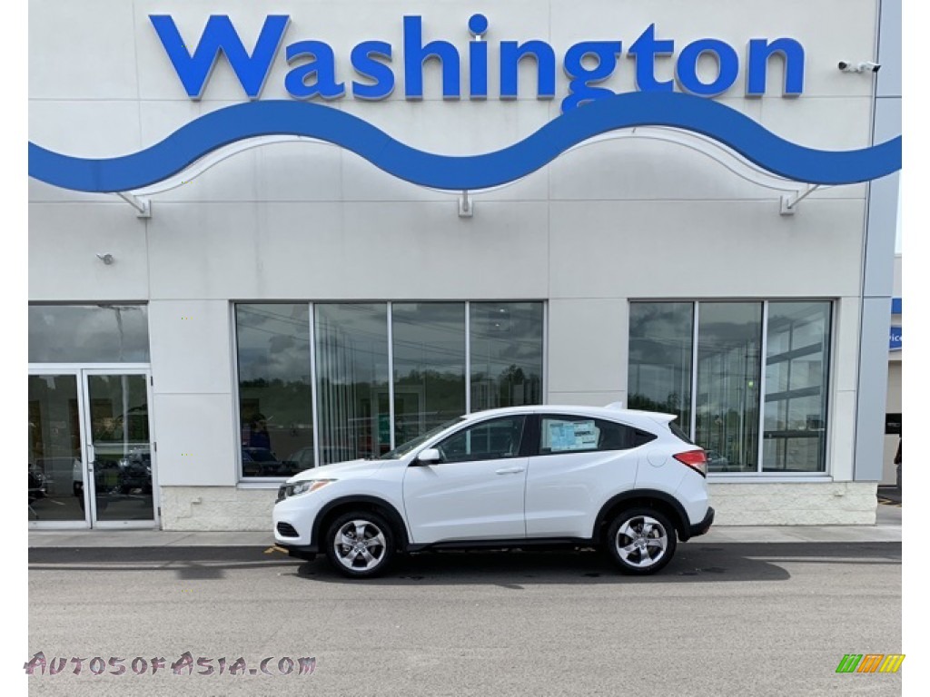 2019 HR-V LX AWD - Platinum White Pearl / Gray photo #1