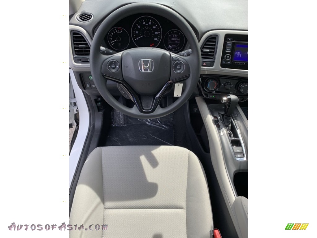2019 HR-V LX AWD - Platinum White Pearl / Gray photo #11