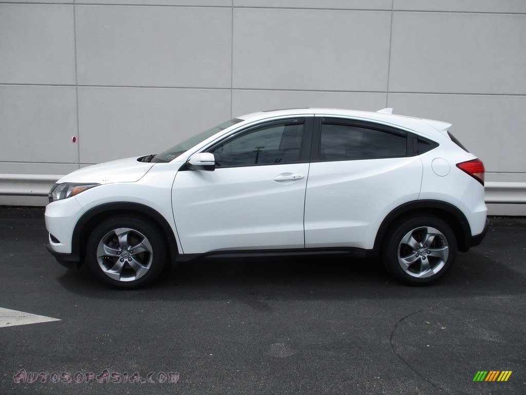 2017 HR-V EX AWD - White Orchid Pearl / Gray photo #2