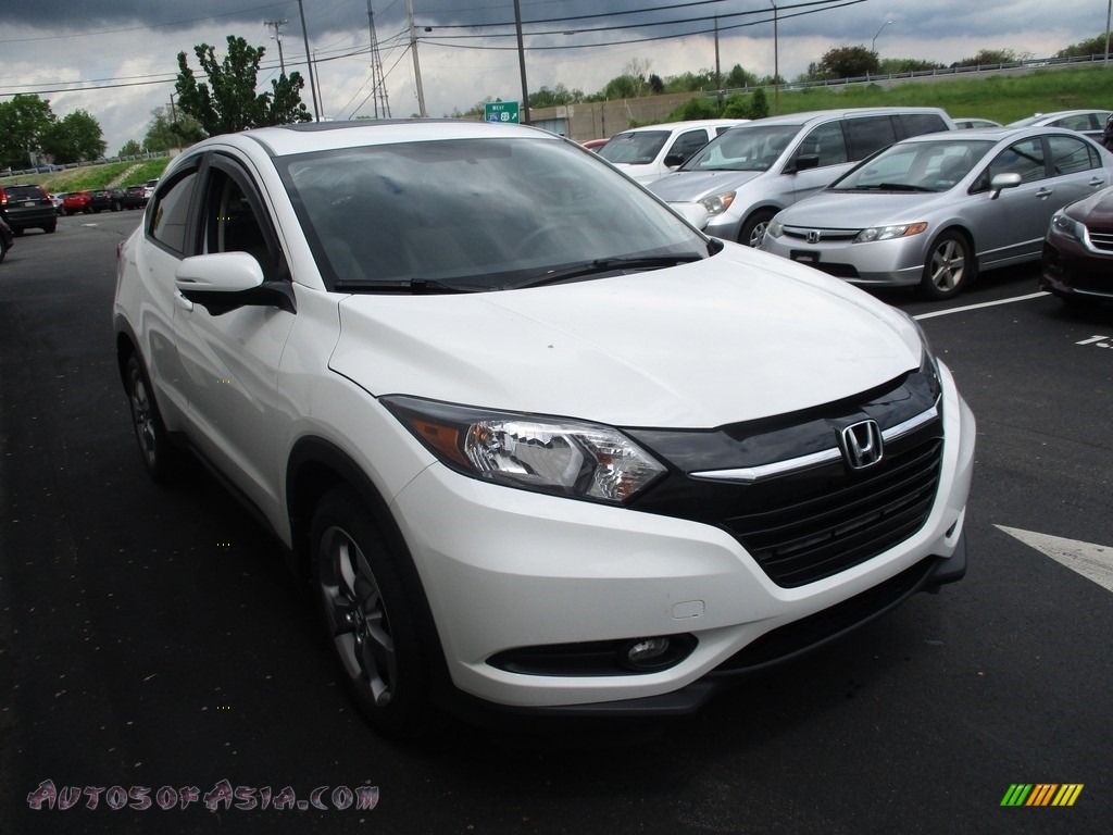 2017 HR-V EX AWD - White Orchid Pearl / Gray photo #8