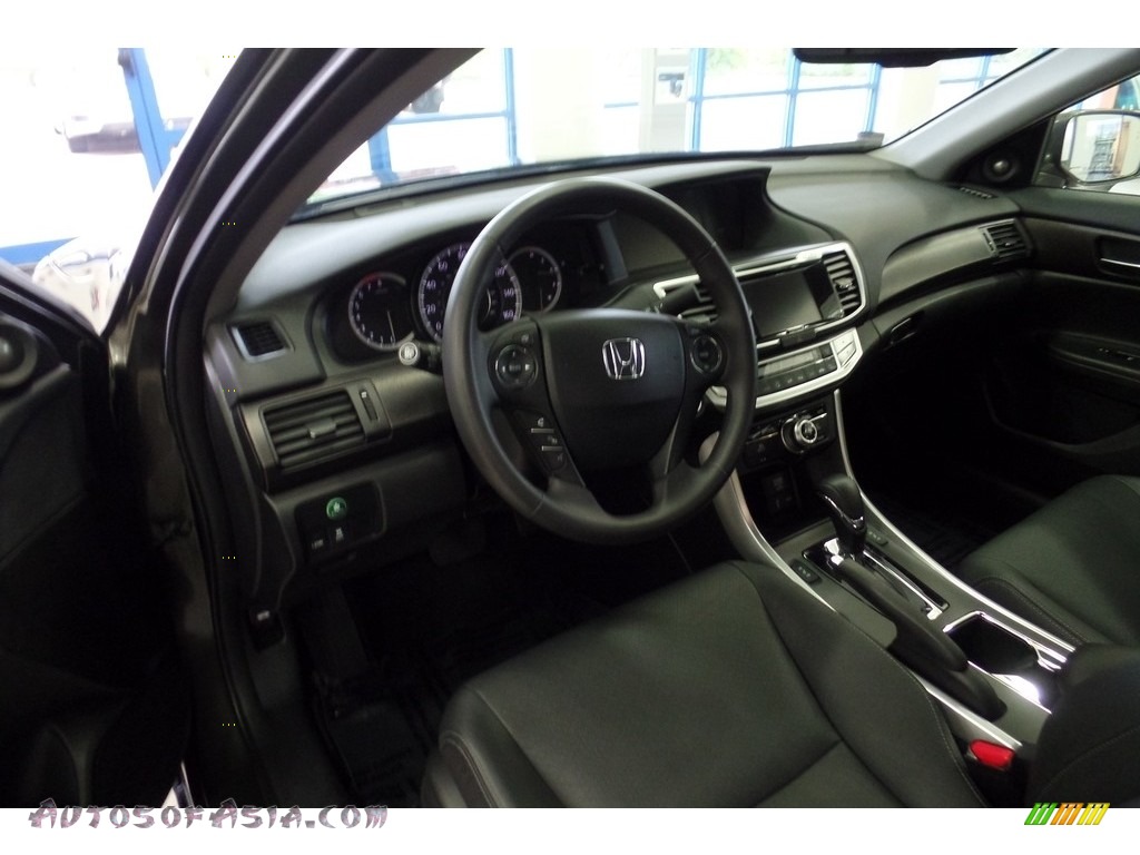 2014 Accord EX-L Sedan - Hematite Metallic / Black photo #15