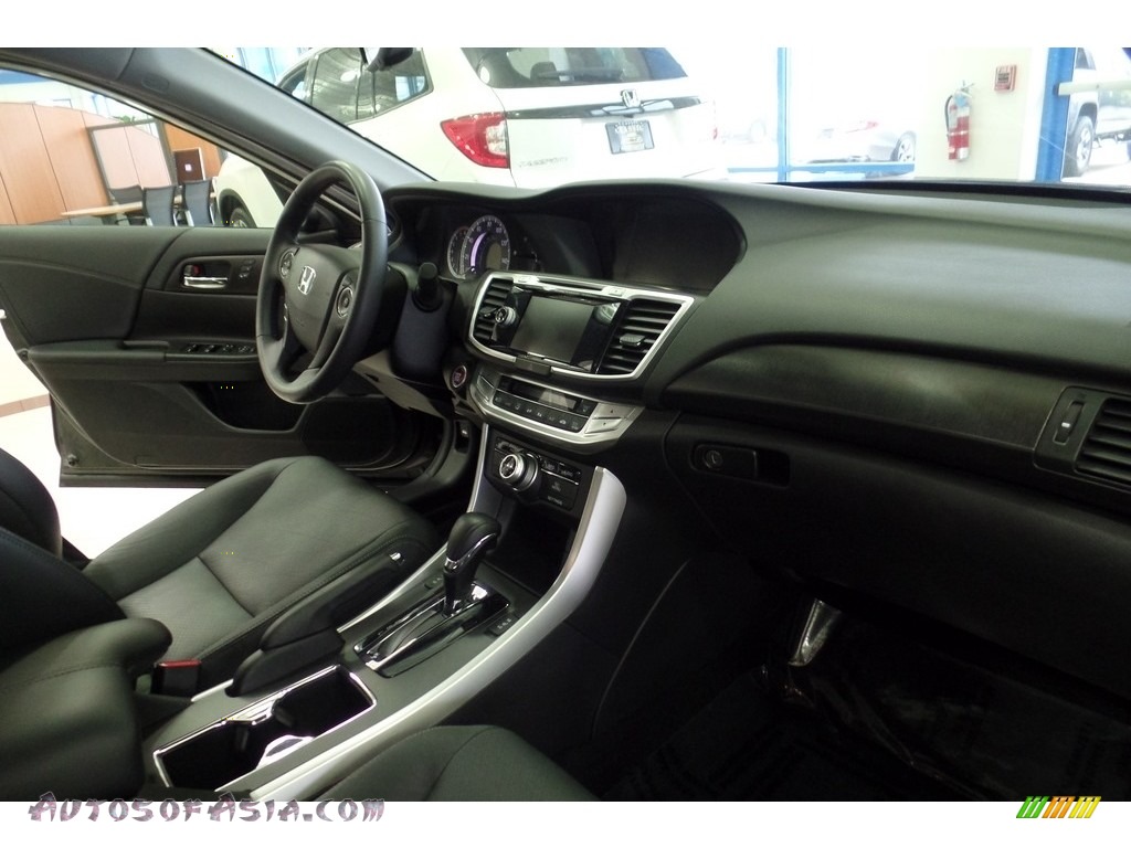 2014 Accord EX-L Sedan - Hematite Metallic / Black photo #19