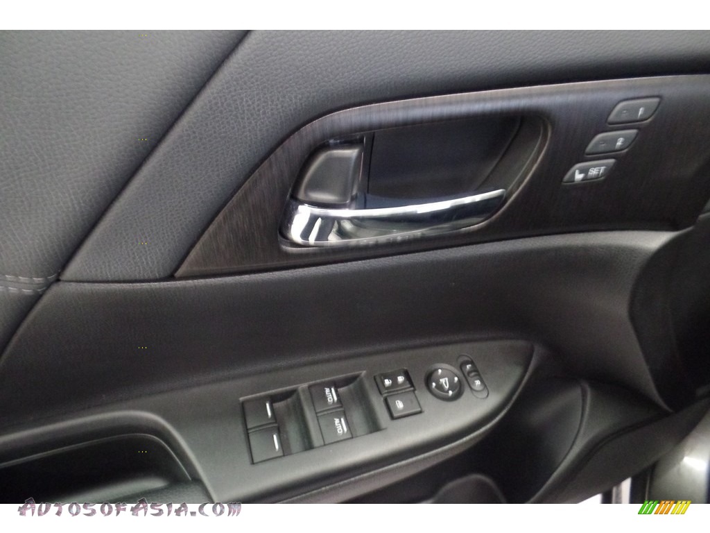 2014 Accord EX-L Sedan - Hematite Metallic / Black photo #22