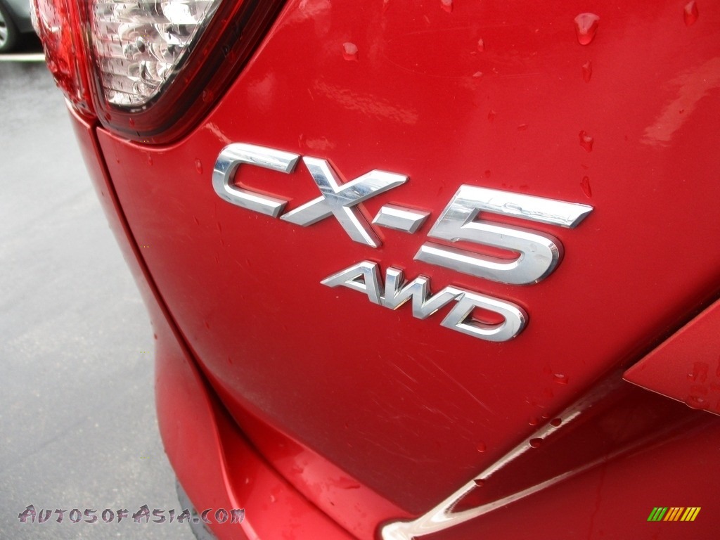 2014 CX-5 Grand Touring AWD - Soul Red Metallic / Black photo #6