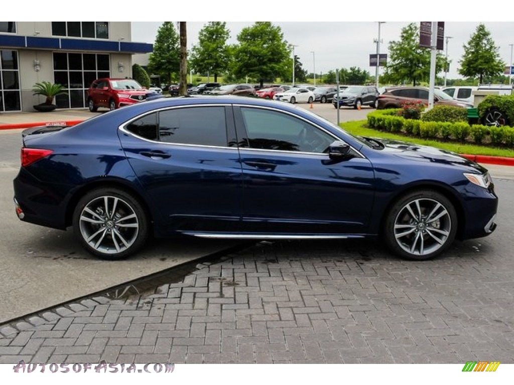 2019 TLX V6 Advance Sedan - Fathom Blue Pearl / Ebony photo #8
