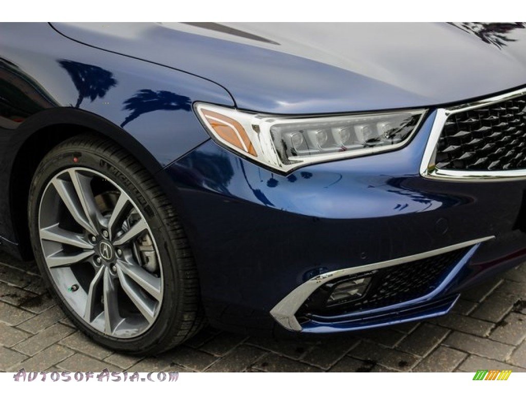 2019 TLX V6 Advance Sedan - Fathom Blue Pearl / Ebony photo #10