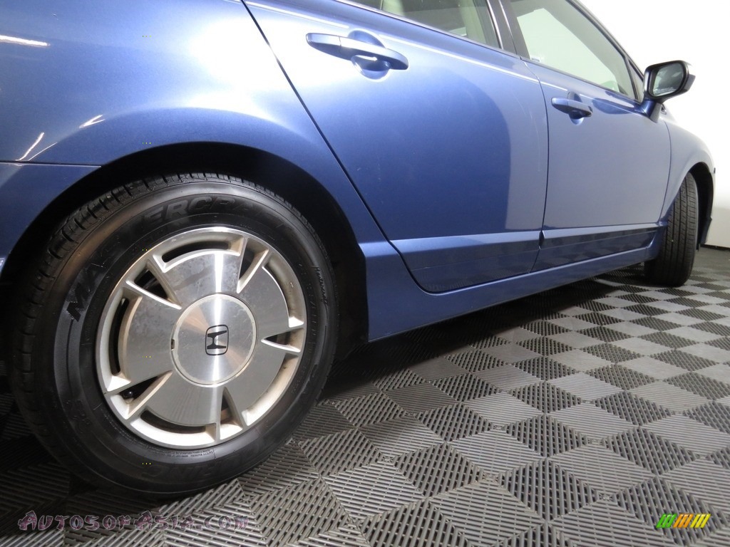 2010 Civic Hybrid Sedan - Atomic Blue Metallic / Gray photo #15