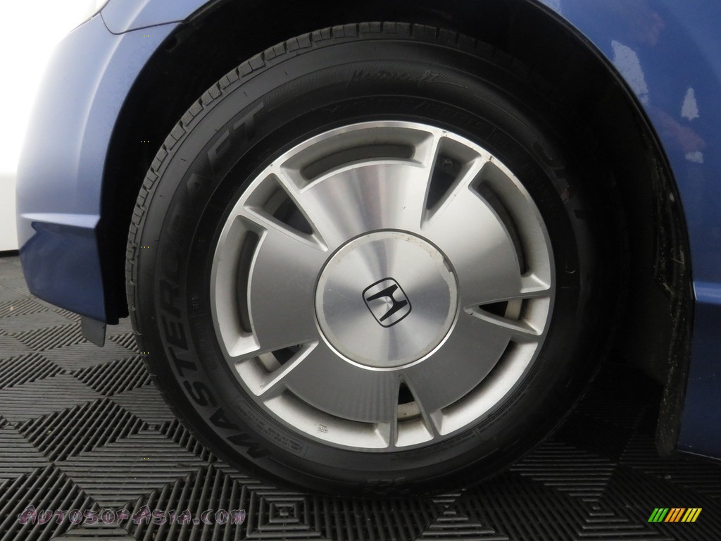 2010 Civic Hybrid Sedan - Atomic Blue Metallic / Gray photo #18