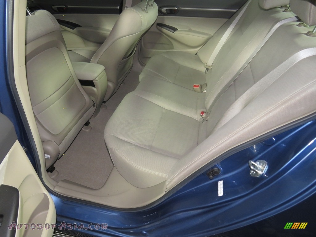 2010 Civic Hybrid Sedan - Atomic Blue Metallic / Gray photo #25