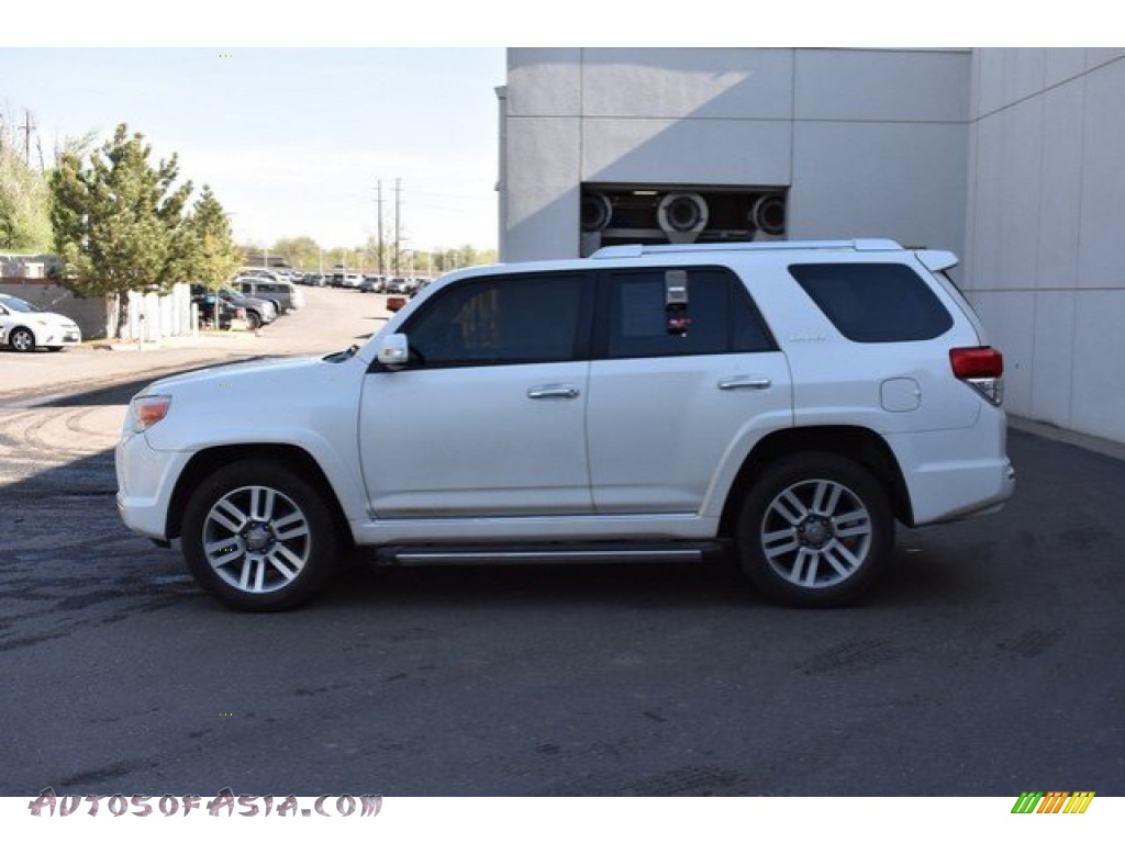2012 4Runner Limited 4x4 - Blizzard White Pearl / Sand Beige Leather photo #3