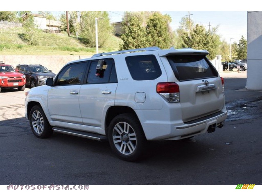 2012 4Runner Limited 4x4 - Blizzard White Pearl / Sand Beige Leather photo #4