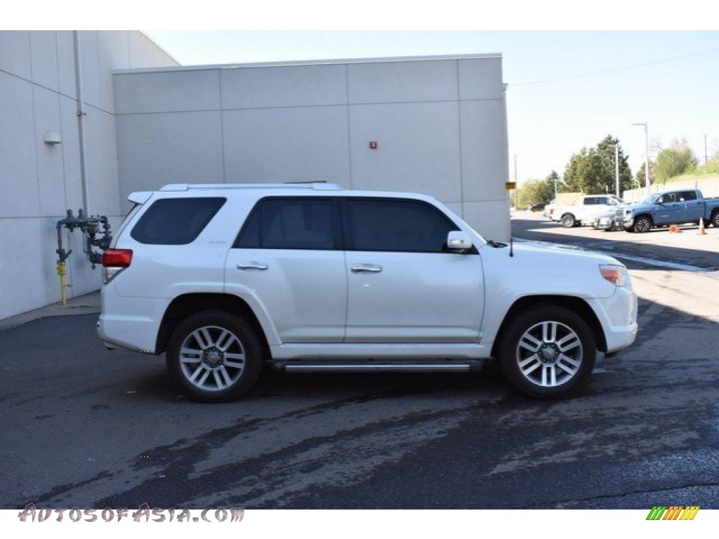 2012 4Runner Limited 4x4 - Blizzard White Pearl / Sand Beige Leather photo #7