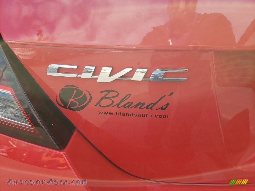 2015 Civic LX Coupe - Rallye Red / Gray photo #26