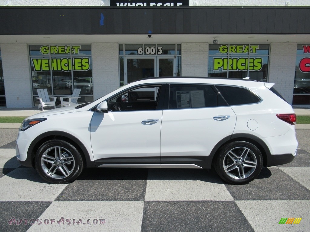 Monaco White / Gray Hyundai Santa Fe XL Limited Ultimate