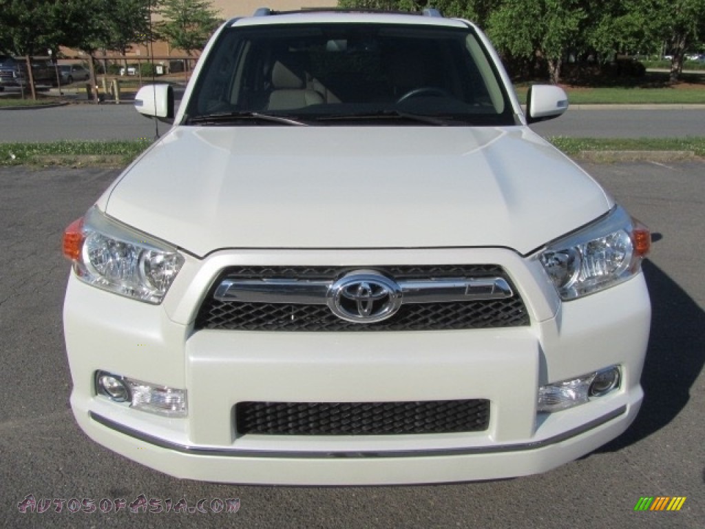 2011 4Runner Limited 4x4 - Blizzard White Pearl / Black Leather photo #5