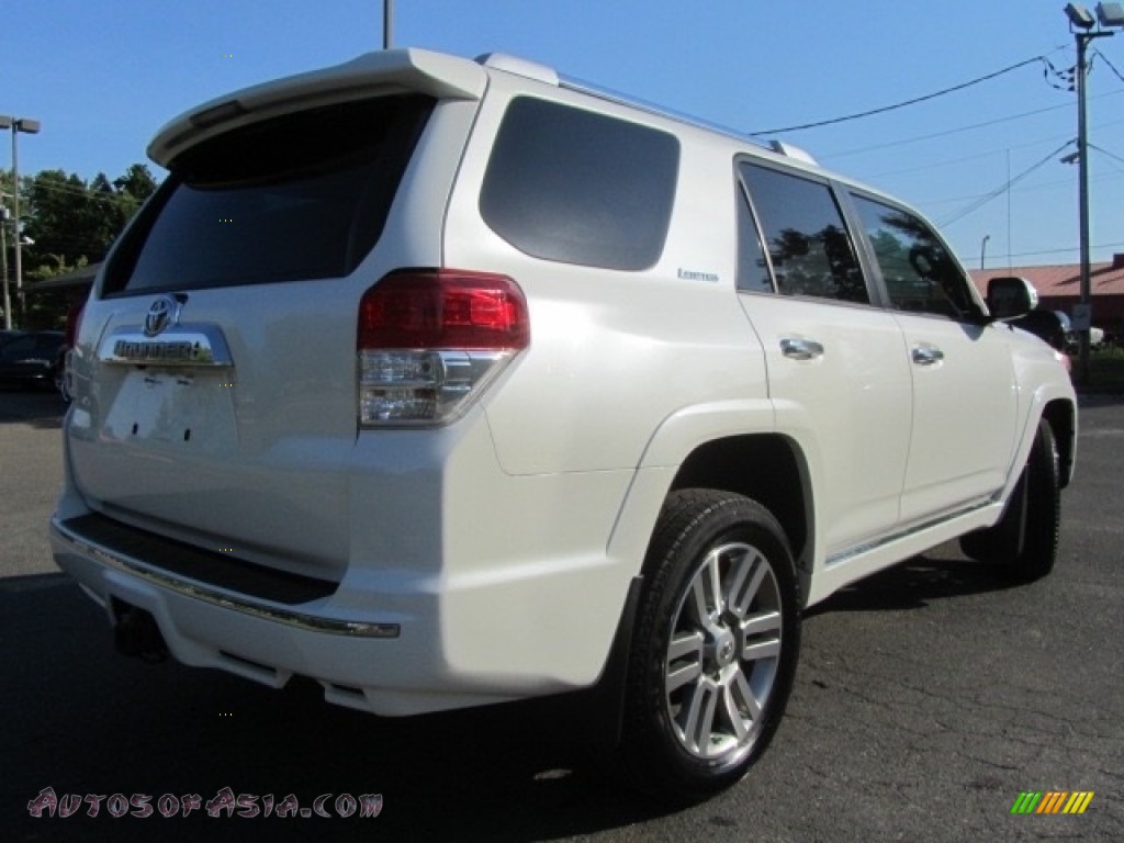 2011 4Runner Limited 4x4 - Blizzard White Pearl / Black Leather photo #10