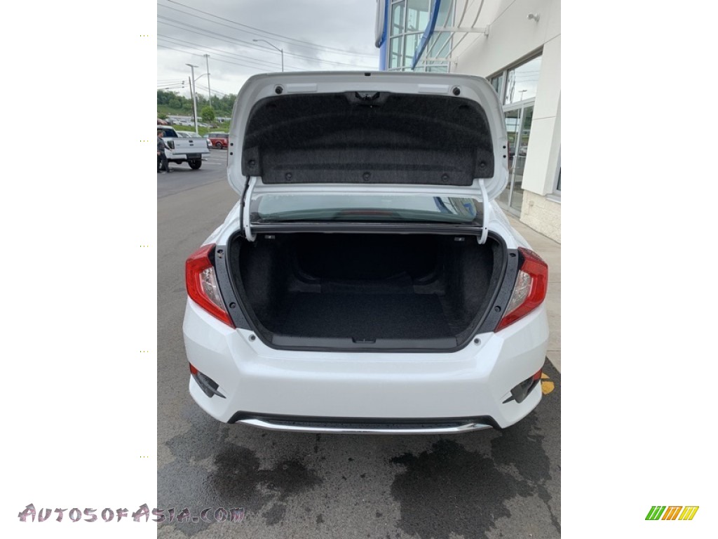 2019 Civic EX-L Sedan - Platinum White Pearl / Black photo #20