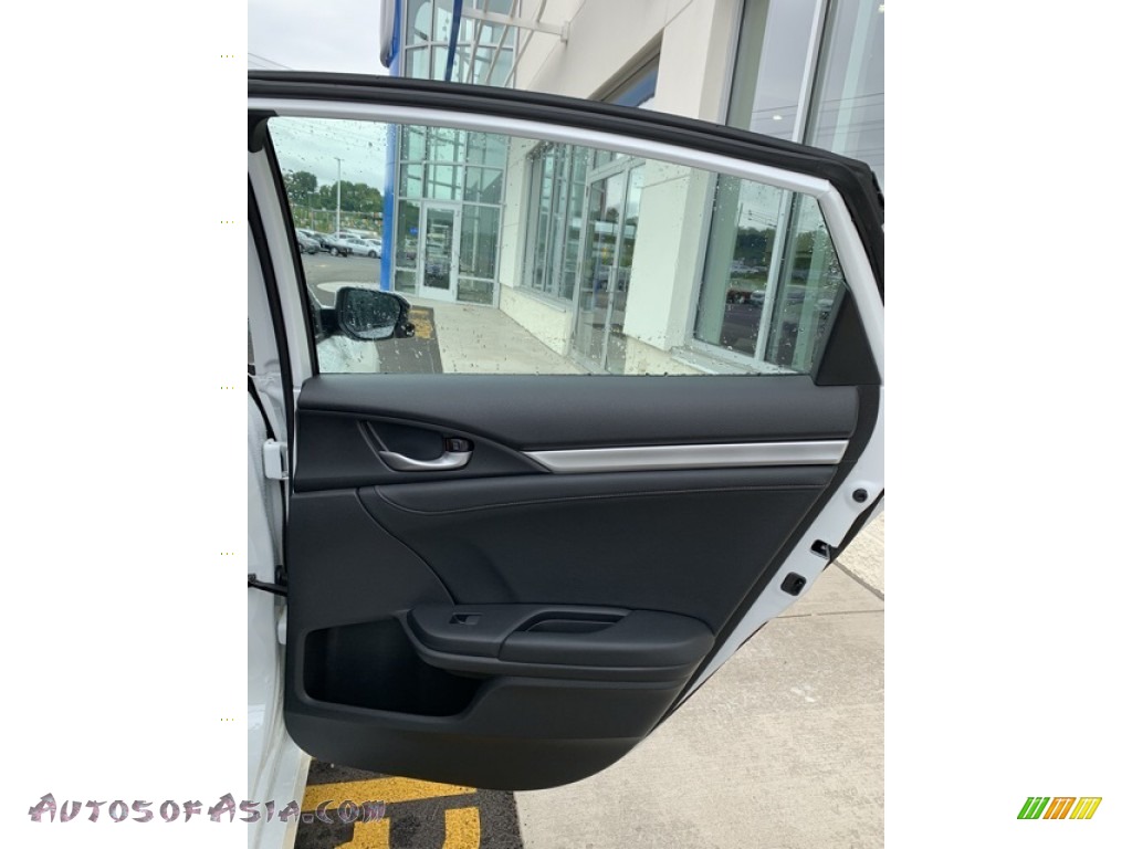 2019 Civic EX-L Sedan - Platinum White Pearl / Black photo #22