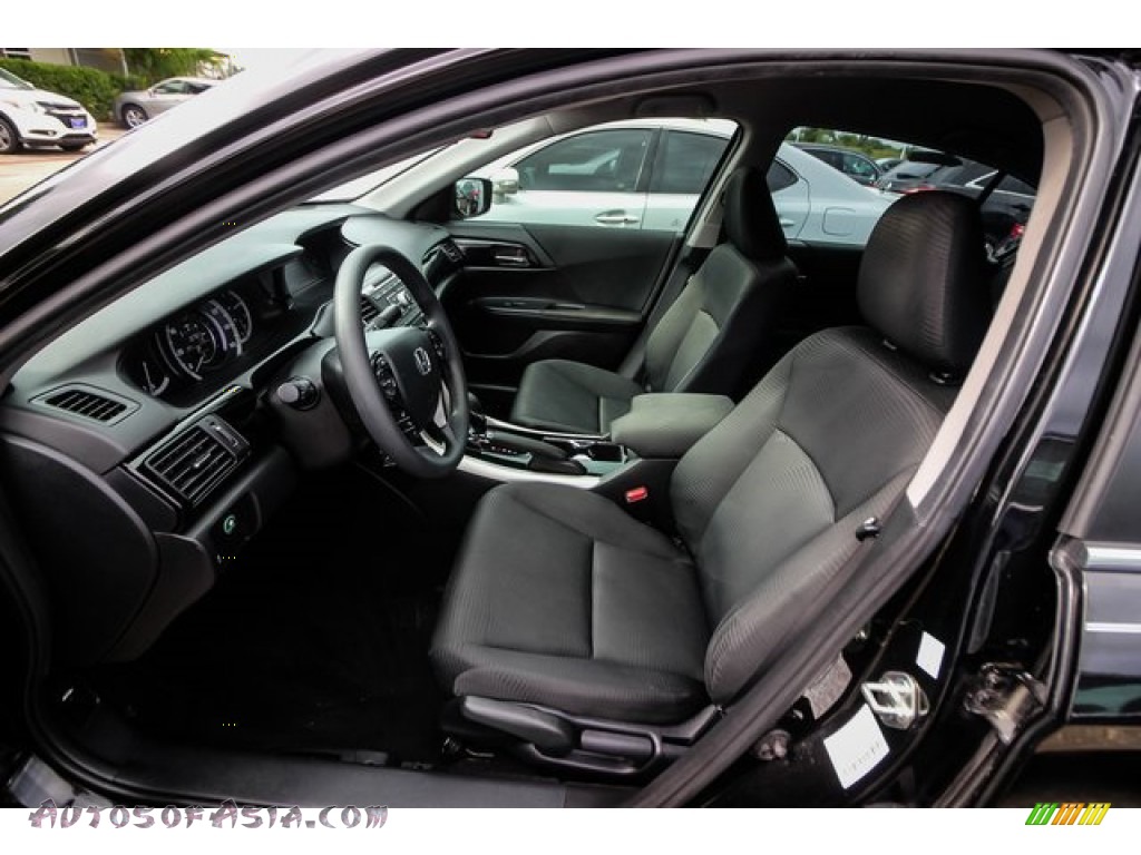 2016 Accord LX Sedan - Crystal Black Pearl / Black photo #19
