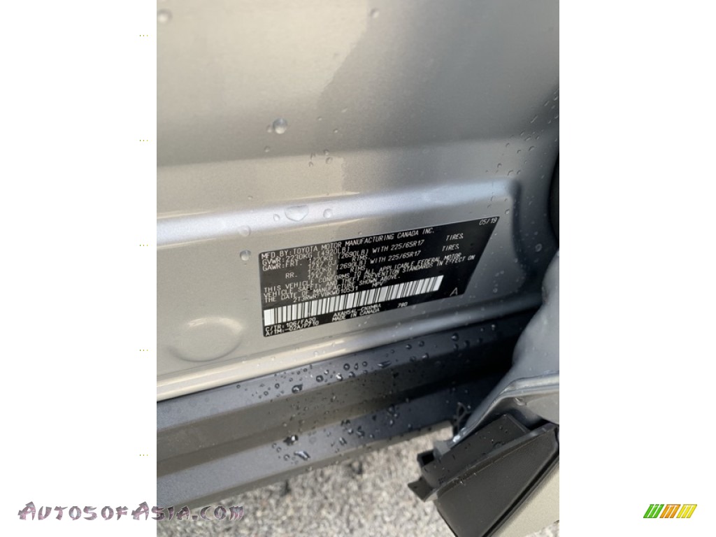 2019 RAV4 XLE AWD Hybrid - Silver Sky Metallic / Black photo #14