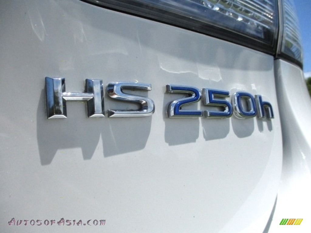 2010 HS 250h Hybrid Premium - Starfire White Pearl / Parchment photo #16