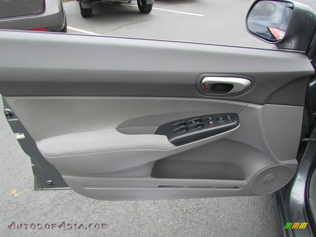 2009 Civic LX Sedan - Polished Metal Metallic / Gray photo #13