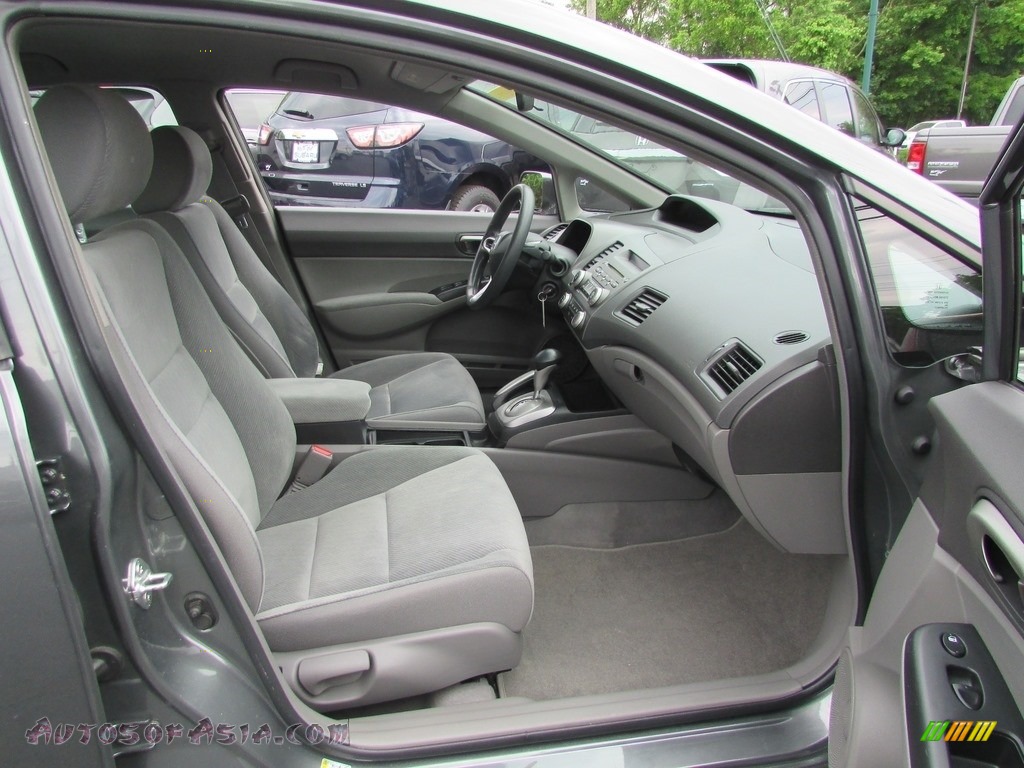 2009 Civic LX Sedan - Polished Metal Metallic / Gray photo #17