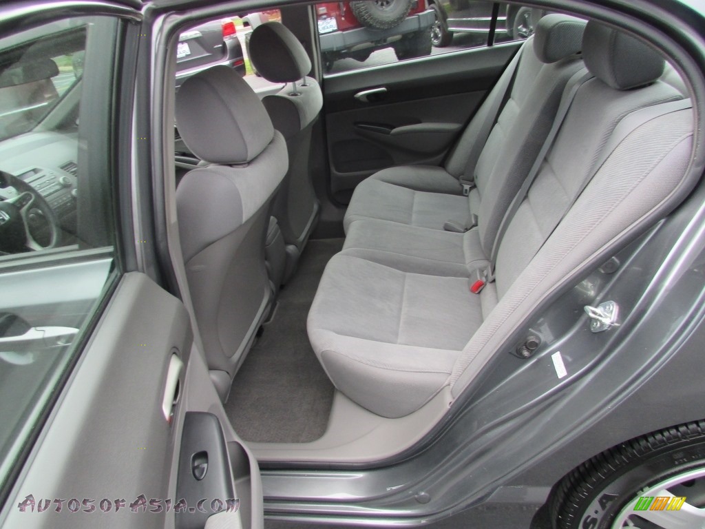 2009 Civic LX Sedan - Polished Metal Metallic / Gray photo #20