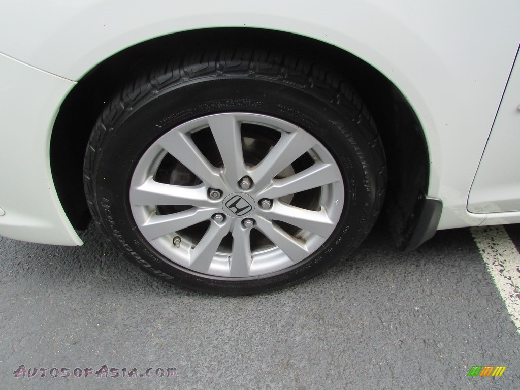2012 Civic EX Sedan - Taffeta White / Beige photo #23