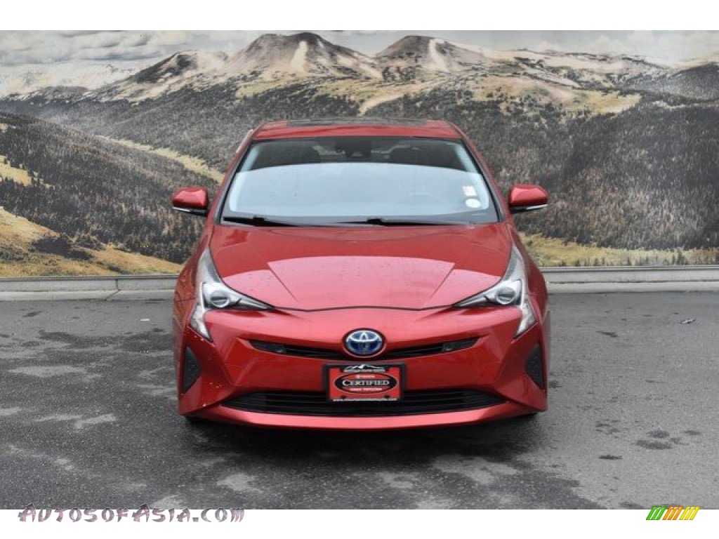 2016 Prius Four - Hypersonic Red / Black photo #4