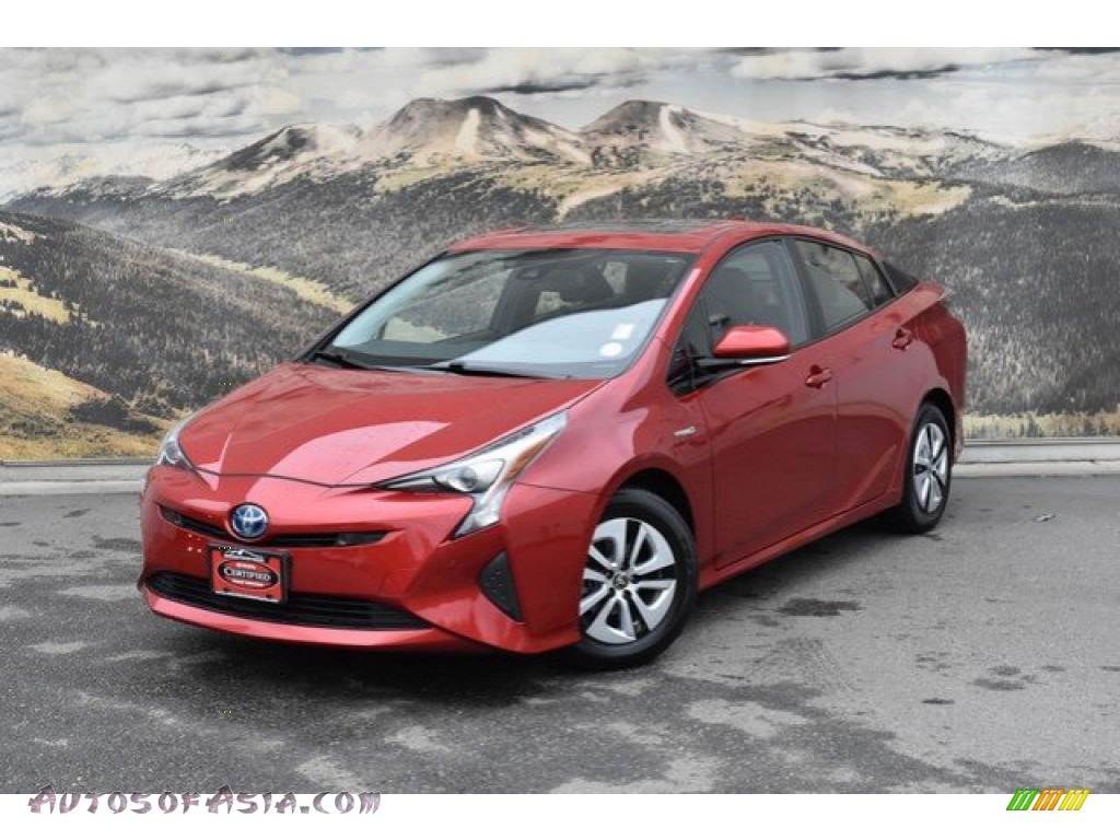 2016 Prius Four - Hypersonic Red / Black photo #5