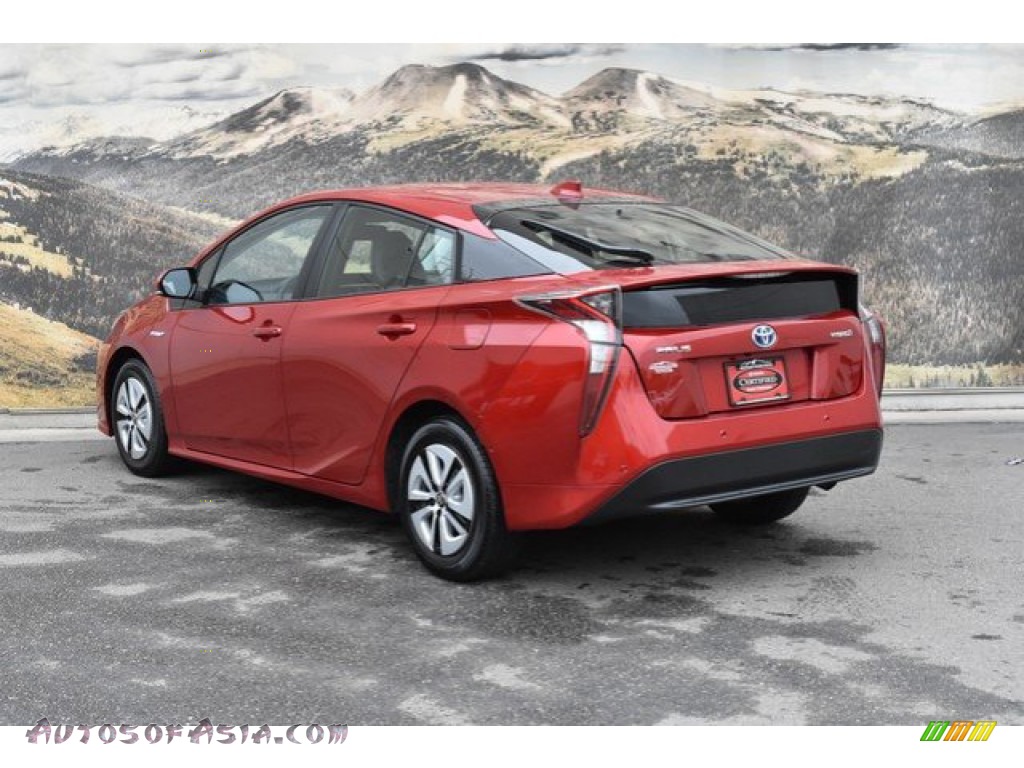 2016 Prius Four - Hypersonic Red / Black photo #7