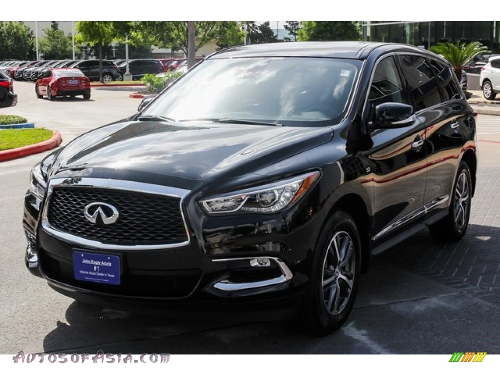 2019 QX60 Luxe AWD - Imperial Black / Graphite photo #3
