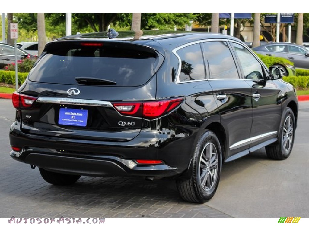 2019 QX60 Luxe AWD - Imperial Black / Graphite photo #7