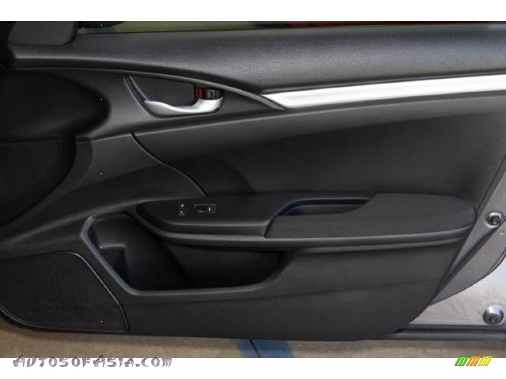 2017 Civic LX Sedan - Sonic Gray Pearl / Black photo #33