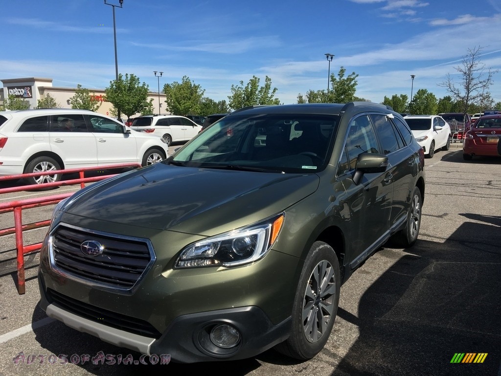 2017 Outback 2.5i Touring - Wilderness Green Metallic / Java Brown photo #1
