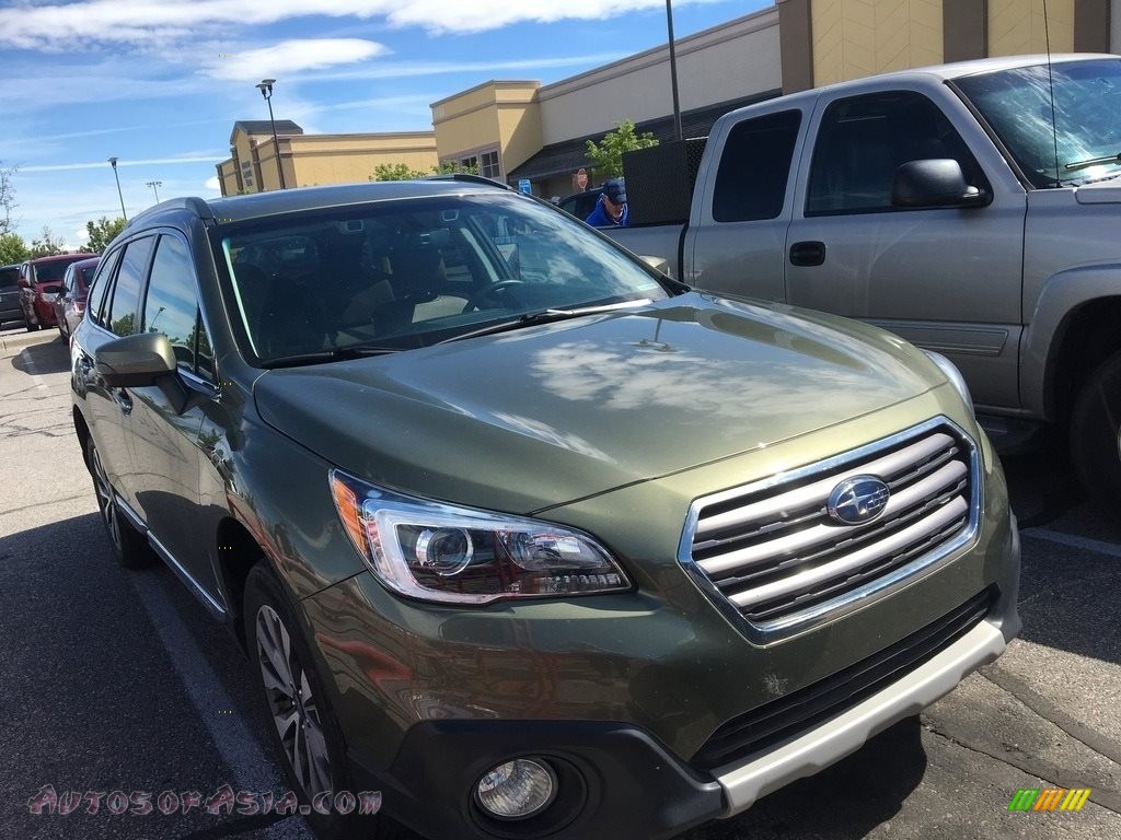 2017 Outback 2.5i Touring - Wilderness Green Metallic / Java Brown photo #43