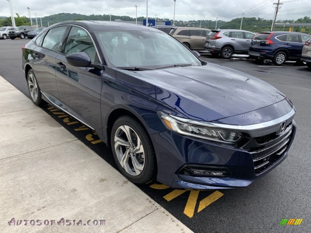 2019 Accord EX Sedan - Obsidian Blue Pearl / Gray photo #4