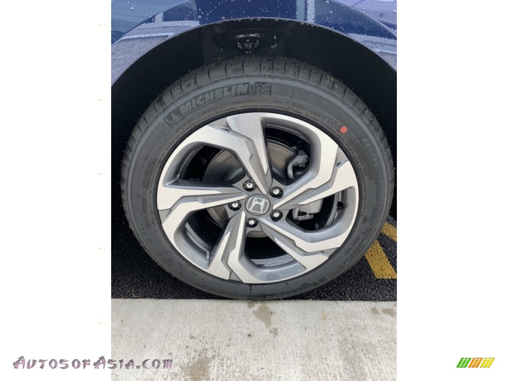 2019 Accord EX Sedan - Obsidian Blue Pearl / Gray photo #28