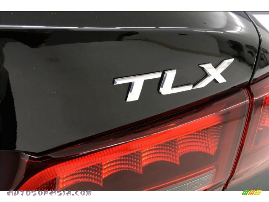 2017 TLX V6 Technology Sedan - Crystal Black Pearl / Graystone photo #7