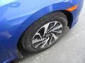 Honda Civic LX Coupe Aegean Blue Metallic photo #6